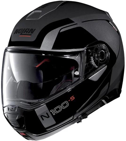 Nolan N100-5 Consistency N-COM Helmet, black-grey, Size M