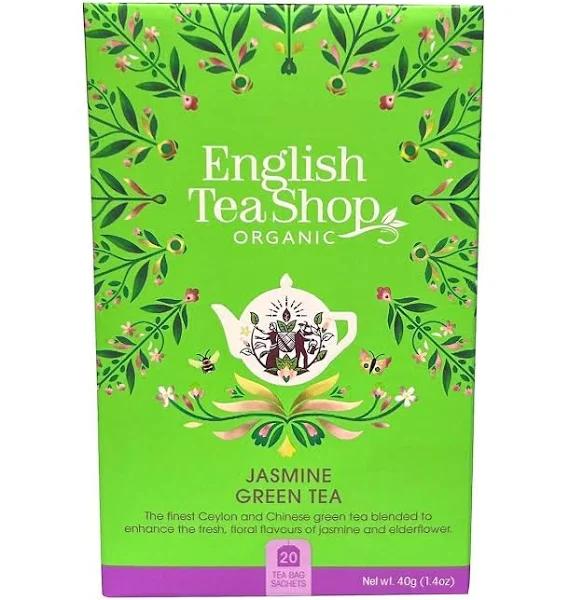 English Tea Shop - Organic Jasmine Green Tea 20 Tea Bag