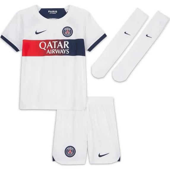 2023-2024 PSG Away Little Boys Mini Kit