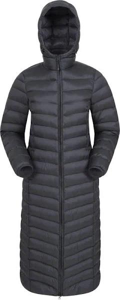 Mountain Warehouse Womens/Ladies Florence Extra Long Padded Jacket Black 6 UK Mixed Womens Padded Jacket