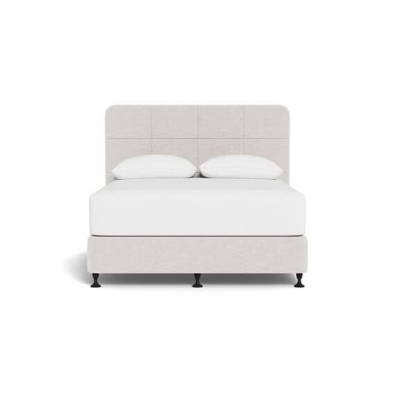 Toorak Quilted Platform Bed Oyster by Freedom