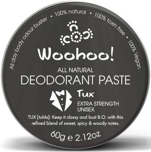 Woohoo Deodorant Paste Tux (Extra Strength) Tin 60g