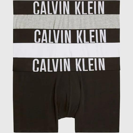 Calvin Klein Men's Intense Power Cotton Trunk 3 Pack Underwear | Size Medium