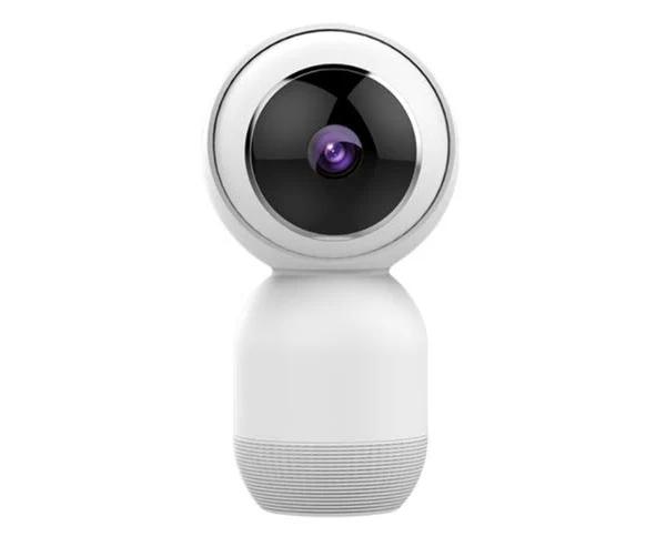 Security Camera Indoor, Smart HD Baby Monitor With Camera and Audio - Upgraded Surveillance-WHITE