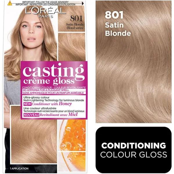 L'Or Al Paris Casting CR Me Gloss Semi-Permanent Hair Dye Ammonia-Free Formula & Honey-Infused Conditioner Glossy Finish Colour for Up to 28 Shampoos