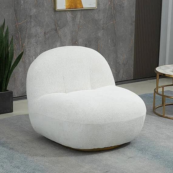 Lampa Swivel Chair White by Freedom