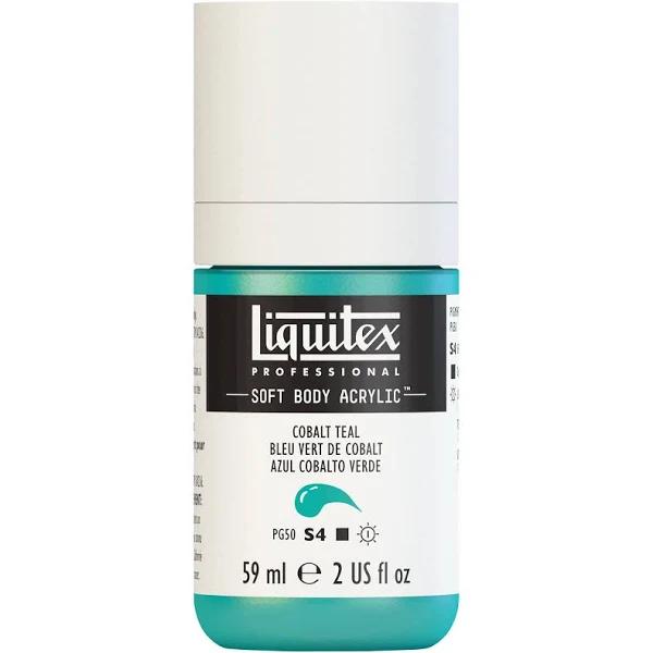 Liquitex : Professional : Soft Body Acrylic Paint : 59ml : Cobalt Teal