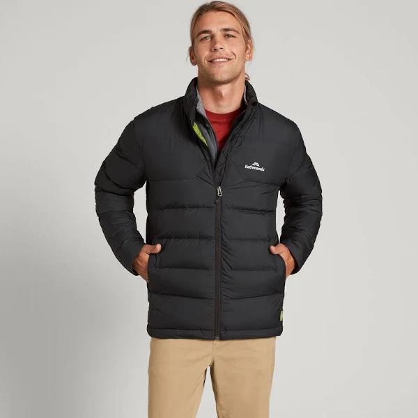 Kathmandu Epiq Mens Hooded Down Puffer 600 Fill Warm Winter Jacket Men's Basic Jacket - Black Size X-Small - AfterPay & zipPay Available