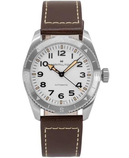 Hamilton Khaki Field Expedition Watch 37mm in White Brown