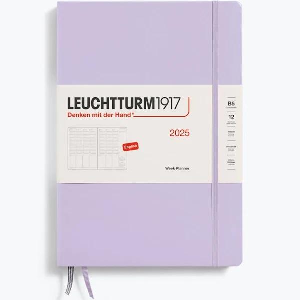 Leuchtturm1917 - 2025 Diary - Week Planner - B5 - Lilac