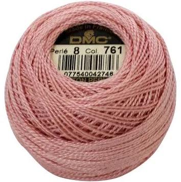 DMC Pearl Cotton Ball Size 8 87yd Light Salmon