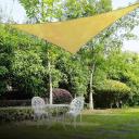 Wallaroo Triangular Shade Sail: 8m x 8m x 8m - Sand