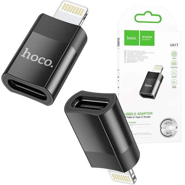 Hoco UA17 Lightning to USB-C OTG Adapter