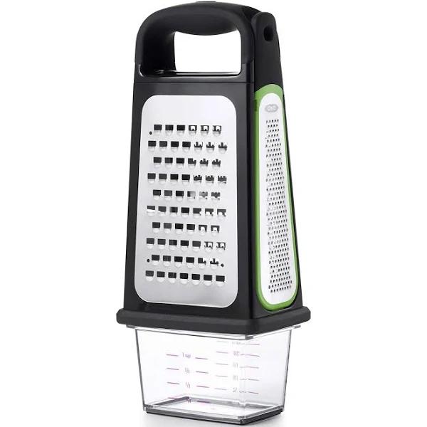 OXO Good Grips - Etched Box Grater With Removable Zester