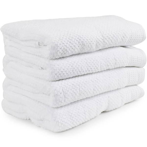 4pc Onkaparinga 69x140cm Cotton Avalon Premium Bathroom Towels Set 550GSM White