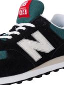 New Balance Unisex 574 Black/Grey Matter - Size 6.5