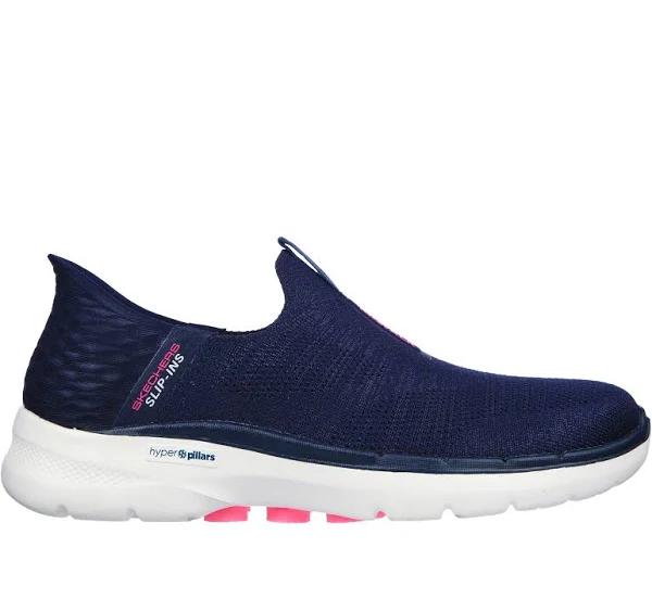 Skechers Go Walk 6 Slip-ins - Fabulous View Navy 7.5