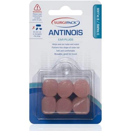 SurgiPack Antinois Ear Plugs - 3 Pairs