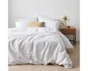 Target Greer Seersucker Quilt Cover Set | White | Size Super King Bed