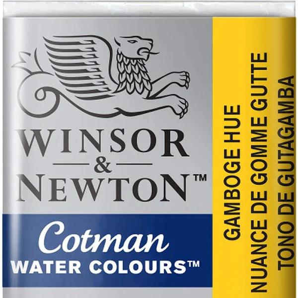 Winsor & Newton : Cotman Watercolour : Half Pan : Gamboge Hue