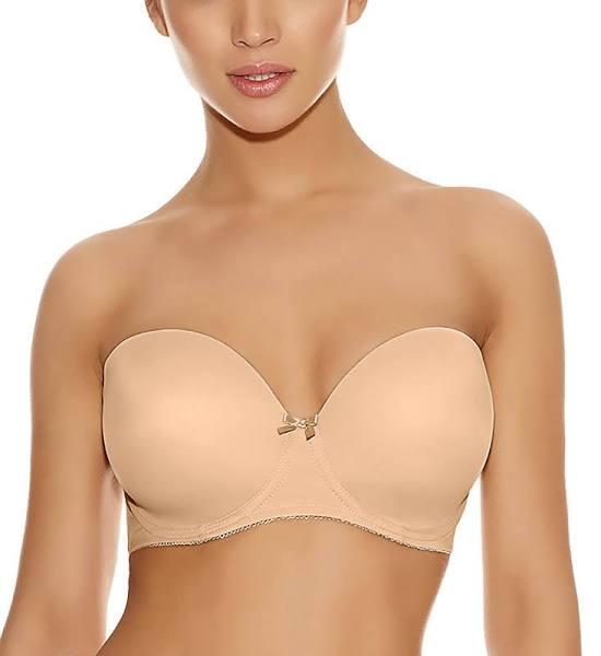 Freya Deco Strapless Bra Nude