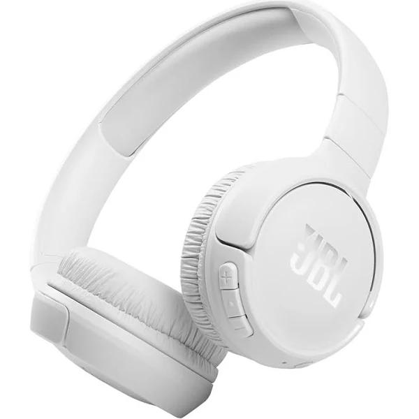 JBL Tune 510BT On-Ear Wireless Headphones (White)