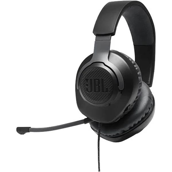 JBL Quantum 100 Gaming Headset - Multi-platform, Wired, Detachable Mic