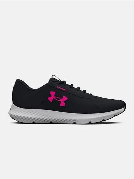 Under Armour Charged Rogue 3 Storm Shoes Black Pink White Women - 40.5