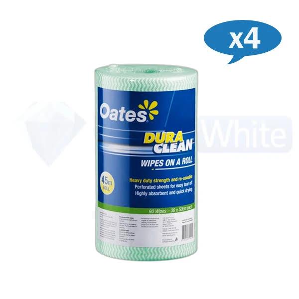 Oates Duraclean Multipurpose Wipes Extra Heavy Duty Green Carton Quantity