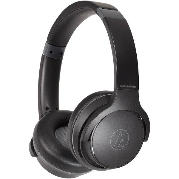 Audio-Technica ATH-S220BT - Headphones with mic - on-ear - Bluetooth - wireless, wired - 3.5 mm jack - black