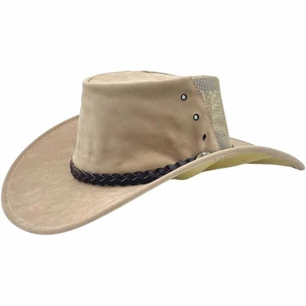 Jacaru 1096 Golfer Hat - Sand - Large