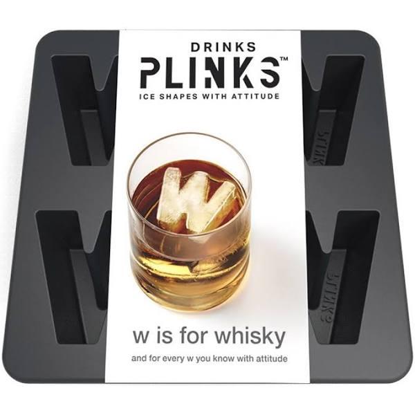 DrinksPlinks Letter W Ice Cube Tray