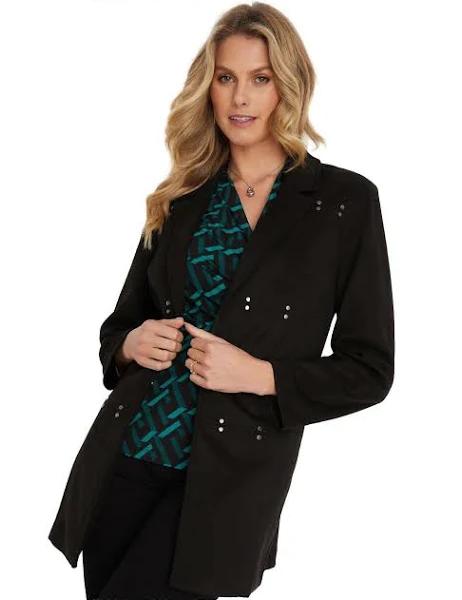 Noni B - Womens - Winter - Coat - Black - Stretch - Overcoat / Jacket - Long