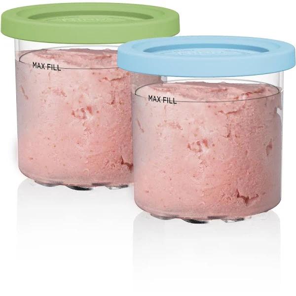 Ninja Creami Pints 2 Pack, Compatible With Nc299amz & Nc300s Series Creami Ice Cream Makers, Genuine Ninja Pint, Bpa-free & Dishwasher Safe, Color