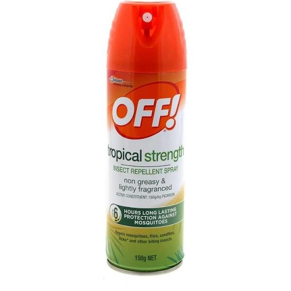 Off! Tropical Strength Insect Repellent Aerosol Spray 150g