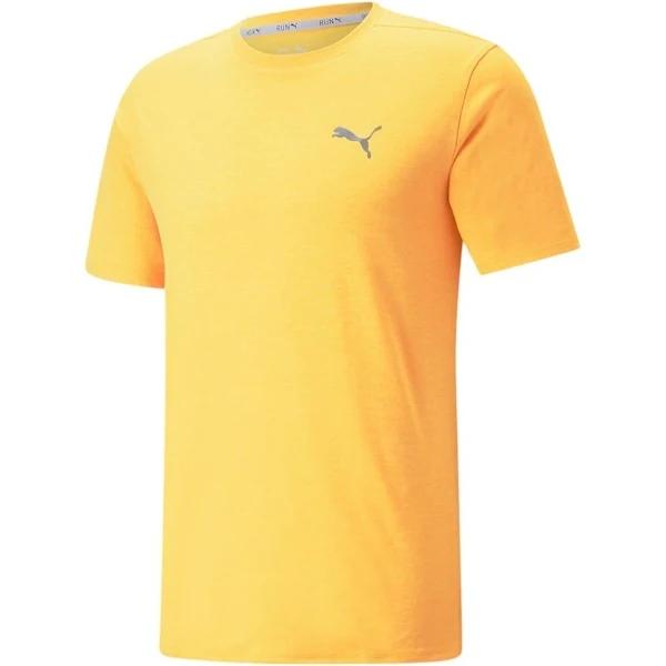 Puma Mens Favourite Blaster Tee Yellow S @ Rebel Active