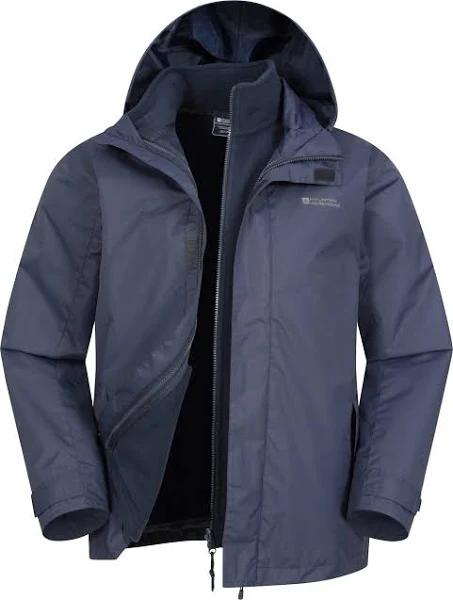 Mountain Warehouse Mens Fell II 3 in 1 Jacket Navy L