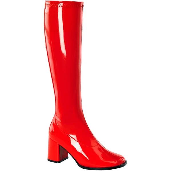 Funtasma GOGO-300 Red Boots Size 6