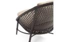 Outdoor Coffee Table and Chair Set, Rattan Wicker