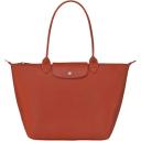 Longchamp Small Le Pliage Recycled Canvas Top Handle Bag Carrot