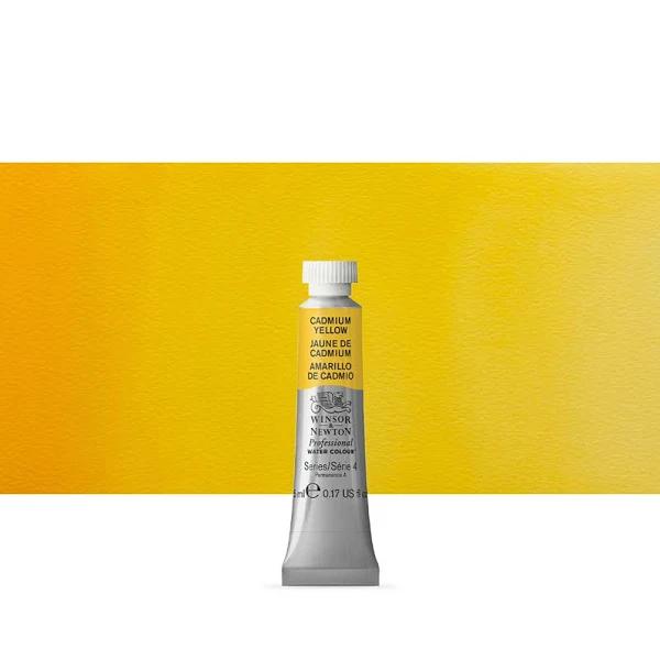 Winsor & Newton Professional Watercolour 5ml: Cadmium Yellow S4