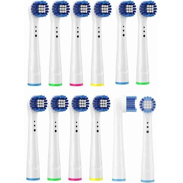 Replacement Toothbrush Heads Compatible with Oral B Braun, 12 Pack Professional Electric Toothbrush Heads For Oral-B 3000/8000 More