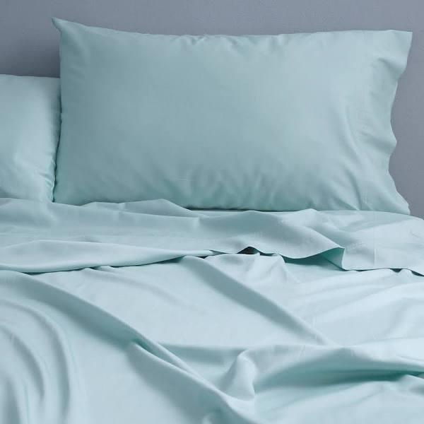 Canningvale Alessia Bamboo Cotton King Single Sheet Set - Gelato Mint