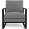 Cubist Fabric Occasional Armchair Charcoal by Freedom