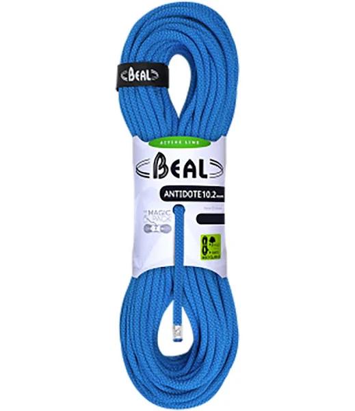 Beal Antidote 10.2mm Climbing Rope - 60m - Solid Blue