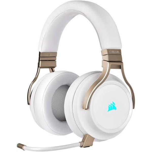 Corsair Virtuoso RGB 7.1 Wireless Gaming Headset - Pearl