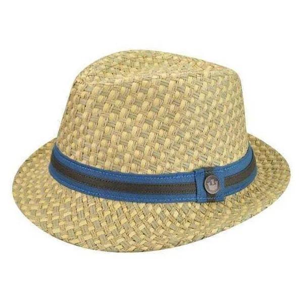 Goorin Bros . Malibu Fedora Straw Hat Men's Trilby Cap Panama Summer - Natural - M