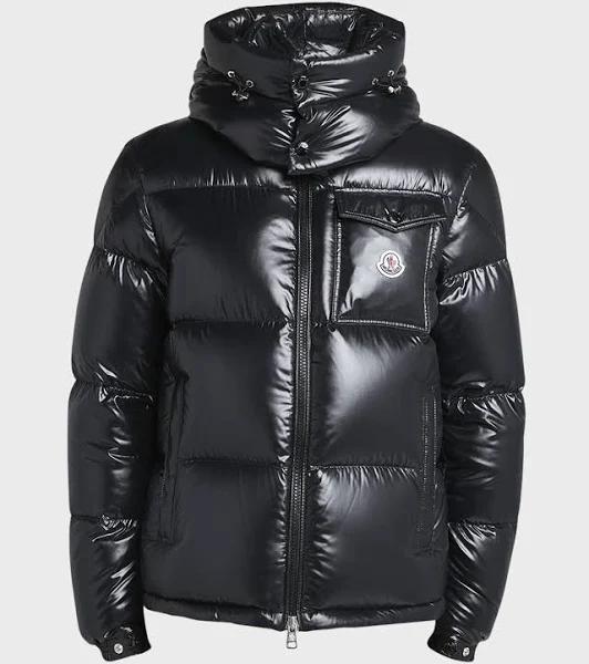 Moncler Men's Montbeliard Short Down Jacket, Black, Men's, 1 (S), Coats Jackets & Outerwear Winter Coats Parkas & Puffer Coats