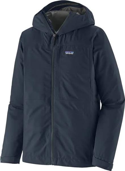 Patagonia Boulder Fork Rain Hooded Jacket Graphite Black - XS