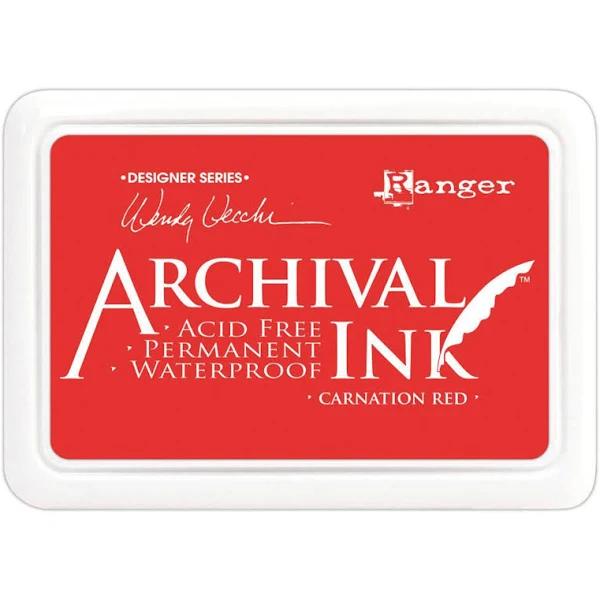 Wendy Vecchi Archival Ink Pad - Carnation Red